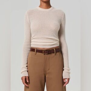 NWOT Citizens of Humanity Alessia sweater size small cream